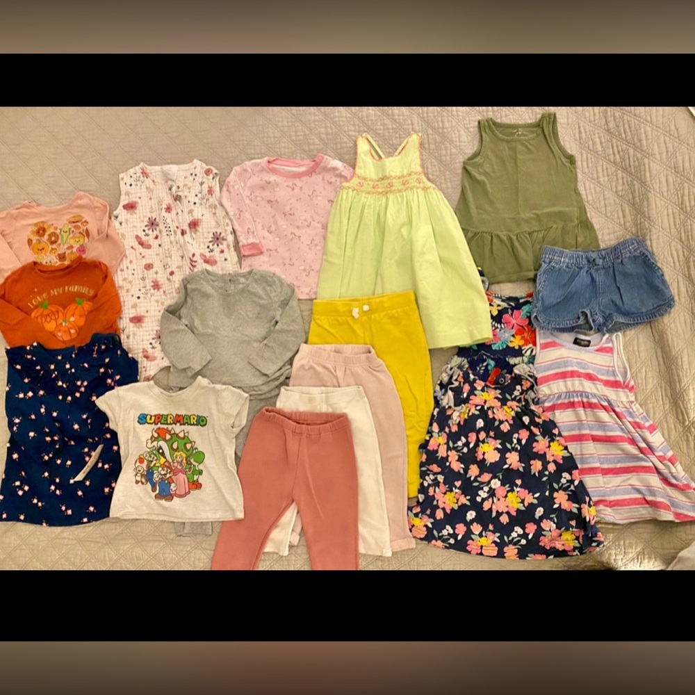 Toddler Girls 12-18 Months Clothing Bundle